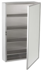 Bobrick B-299 Medicine Cabinet, Surface-Mounted – 4 Shelves