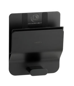 Bobrick B-635.MBLK Klutch Mobile Device Holder, Matte Black