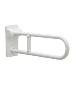 Bobrick B-49916 Swing Up Grab Bar - Wall-Mounted, Vinyl-Coated
