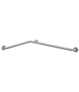 Bobrick B-68616 Two-Wall Tub/Shower Grab Bar 24" x 36" Satin SS