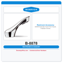 Bobrick B-8878 Automatic Touch-Free Faucet, Polished Chrome