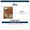 PDQ I5308 SFIC Rim Cylinder Housing – US26D Satin Chrome, Less Core