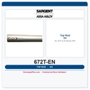 Sargent 672T-EN Top Rod | 3727 & 20 Series SVR Exit Devices, EN Finish