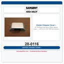 Sargent 28-0116 Center Chassis Cover – 3727 & 12-3727 SVR Exit Devices