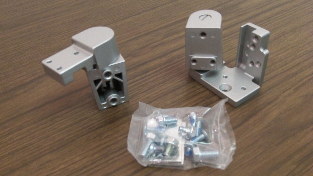 International Door Closer OP-7002-AL-RH Kawneer Pivot Set, Right Hand, Aluminum