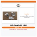 International Door Closer OP-7002-AL-RH Kawneer Pivot Set, Right Hand, Aluminum