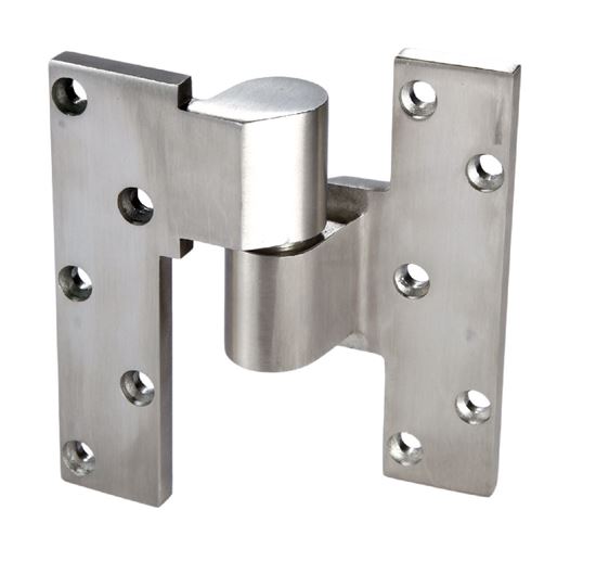 ABH 019 Heavy-Duty 3/4" Offset Intermediate Pivot | US32D Satin Stainless | UL Listed 3-Hr Fire Rated