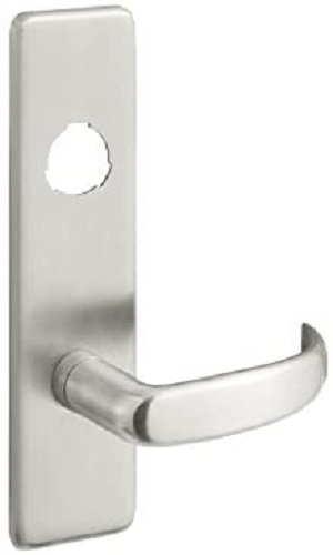Accentra PB 426F Classroom/Storeroom Outside Exit Device Trim | US32D Satin Stainless Steel | Grade 1