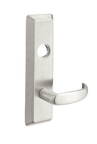 Accentra PB 626F Classroom/Storeroom Exit Device Trim, Less Cylinder, 630/US32D Stainless Steel
