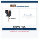 SDC S7800-REX Request-to-Exit Kit for Schlage L9000 Mortise Locks | SPDT REX Switch