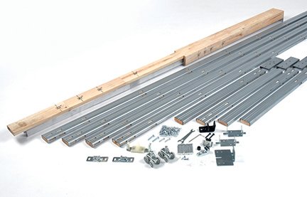 NGP SLAL-250-PDKIT Aluminum Pocket Door Frame Kit 3/0 x 7/0 | 250 lb Grade 1 | National Guard