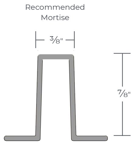 NGP SL-BCG Bottom Channel Guide 60 inch | National Guard