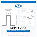 NGP SL-BCG Bottom Channel Guide 60 Inch | National Guard Products