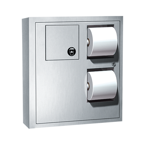 ASI 10-04833 Toilet Seat Cover & Toilet Tissue Dispenser - Surface Mounted