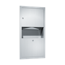 ASI 10-0462-AD Traditional™ - Paper Towel Disp. & Waste Receptacle - Multi, C-Fold - 2 gal. Recessed