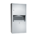 ASI 10-0462-AD-9 Traditional™ - Paper Towel Disp. & Waste Receptacle - Multi, C-Fold - 2 gal. Surface Mounted