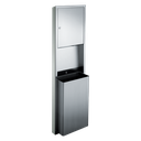 ASI 10-0469-9 Traditional™ - Paper Towel Disp. & Waste Receptacle - Multi, C-Fold - 12 gal. Surface Mounted