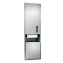 ASI 10-046921 Traditional™ - Paper Towel Dispenser & Waste Receptacle - Roll - 13.3 gal. - Recessed