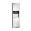 ASI 10-04697-4 Traditional™ - Paper Towel Disp. & Waste Receptacle - Multi, C-Fold - 12 gal. Semi-Recessed