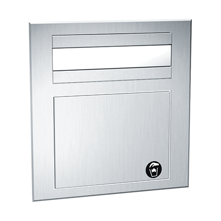 ASI 10-1001 Traditional™ - Paper Towel Dispenser & Waste Receptacle - C-Fold - Vanity Mounted