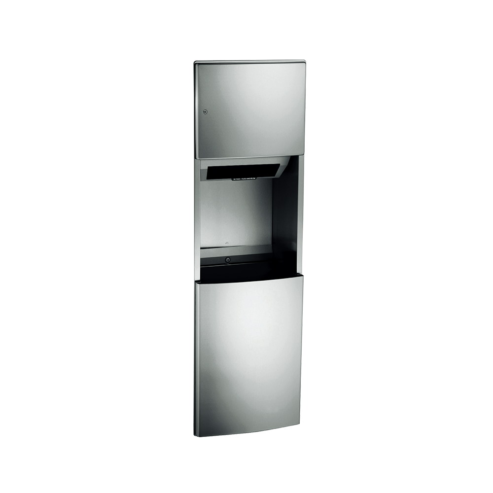 ASI 10-204692A Roval™ - Auto Roll Paper Towel Dispenser / 17.8 gal. Removable Waste Receptacle - Battery - Recessed