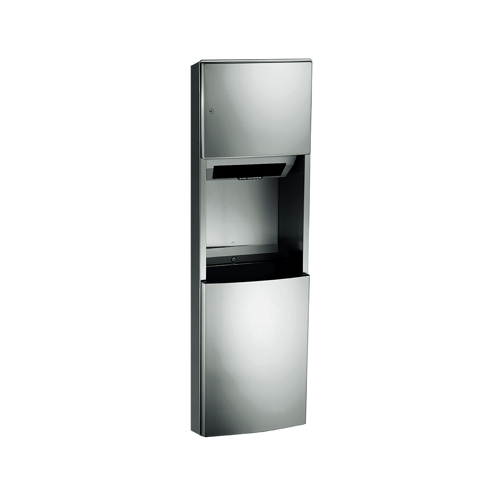 ASI 10-204692A-6 Roval™ - Auto Roll Paper Towel Dispenser / 17.8 gal. Removable Waste Receptacle - Battery - Semi Recessed