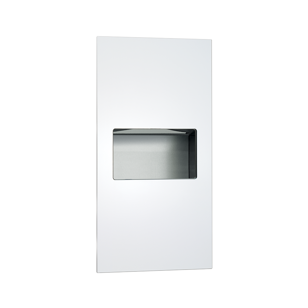 ASI 10-64623-9 Simplicity™ - Paper Towel Dispenser & Waste Receptacle - Multi, C-Fold - 2.2 gal. - Surface Mounted