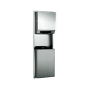ASI 10-646924A Simplicity™ - Auto Roll Paper Towel Disp & 12 gal. Waste Receptacle. - Battery - Recessed