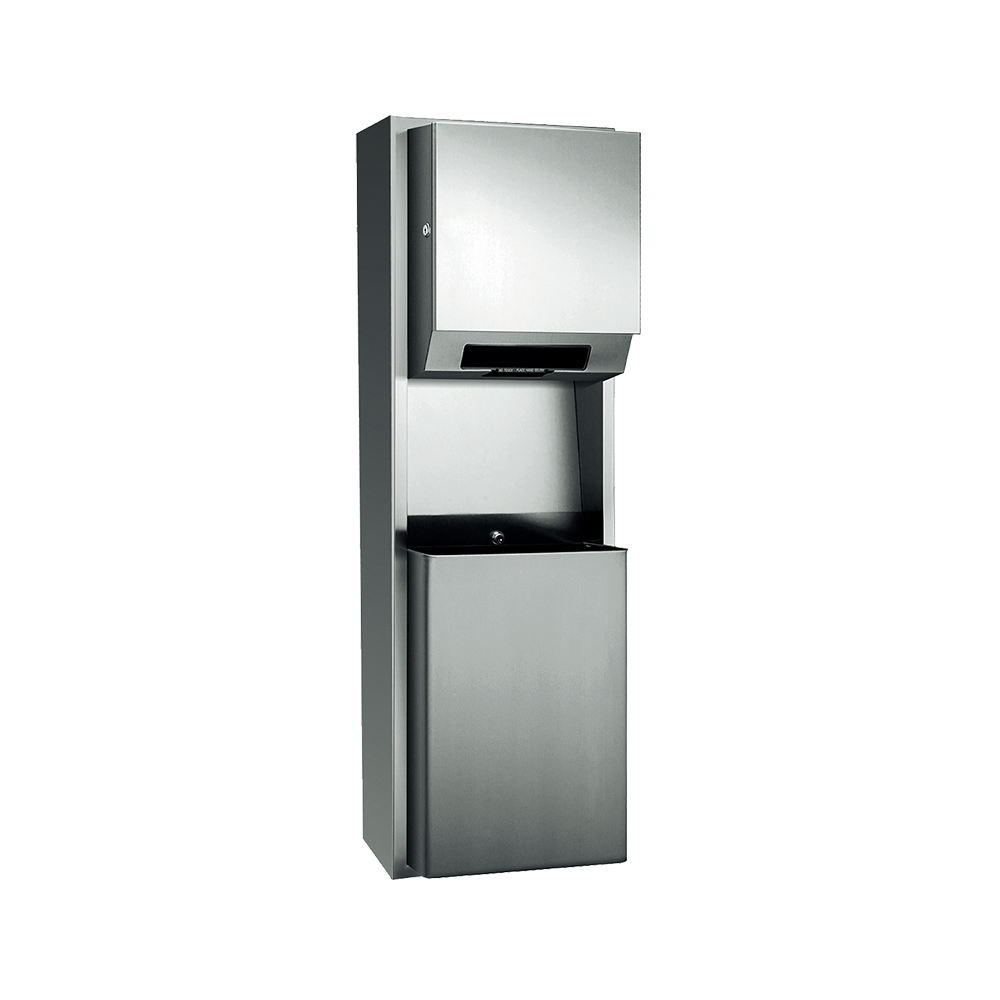 ASI 10-646924A-9 Simplicity™ - Auto Paper Towel Dispenser & Waste Receptacle - Roll - 12 gal. - Surface Mounted