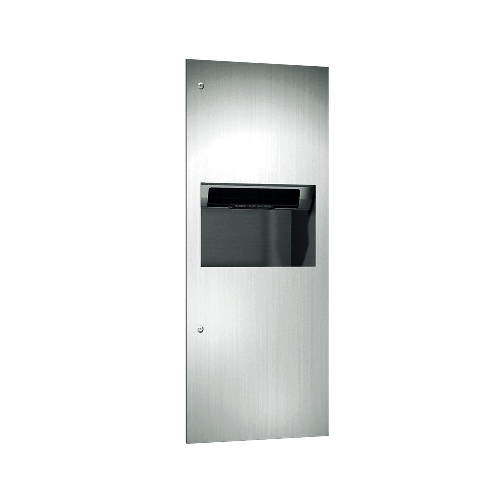 ASI 10-64696A Simplicity™ - Auto Paper Towel Dispenser & Waste Receptacle - Roll - Battery - 9.9 gal. - Recessed