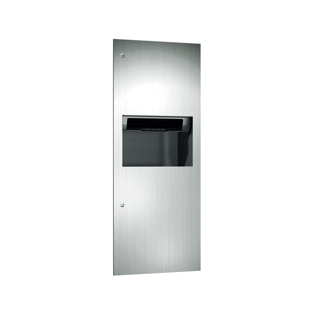 ASI 10-64696AC Simplicity™ - Auto Paper Towel Dispenser & Waste Receptacle - Roll - (110-240V) - 9.9 gal. - Recessed