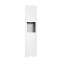 ASI 10-6467-00 Piatto™ - Fully Recessed Paper Towel Disp. & Waste Receptacle - White Phenolic Door