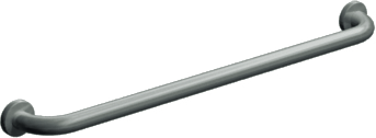 ASI 10-3401-30 Straight Grab Bar 30" Exposed Flange 1-1/4" OD Smooth