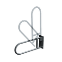 ASI 10-3451 Swing Up Grab Bar (1-1/4" O.D) Smooth - Locks - Surface Mounted