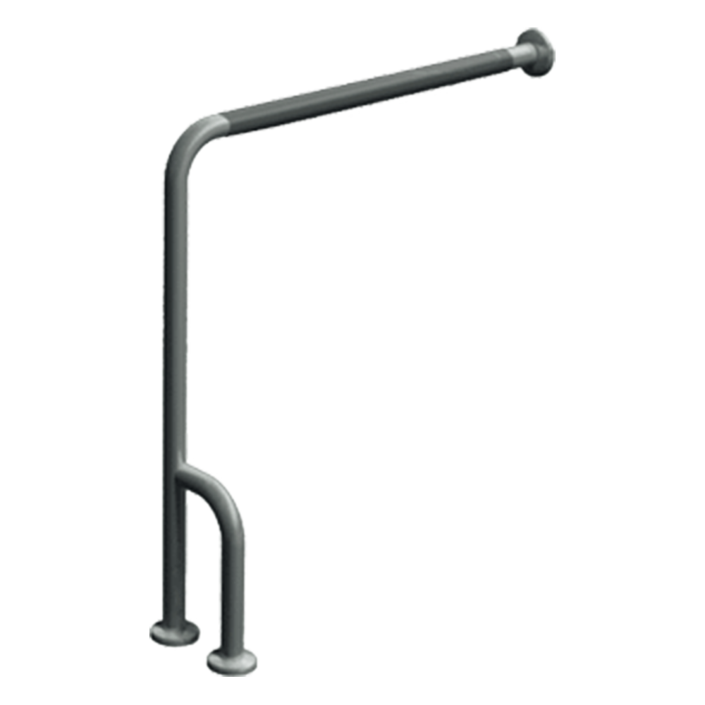 ASI 10-3833-LP Snap Flange (1-1/2" O.D) Peened-Wall to Floor 30” x 33” w/Outrigger - Left Hand