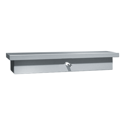 ASI 10-0318 Soap Dispenser & Shelf - One Liquid Valve - Surface Mounted