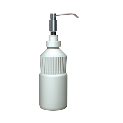 ASI 10-0336 Manual Soap Dispenser - Foam - 4" Spout - Stainless Steel - 34 oz. - Vanity Mounted