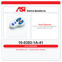 ASI 10-0393-1A-41 EZ Fill™ - Top Fill, Multi-Feed FOAM Soap Dispenser² (Batt./not incl) Matte Black