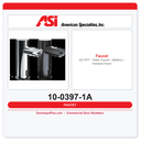 ASI 10-0397-1A EZ Fill™ - Water Faucet - (Battery) - Polished Finish
