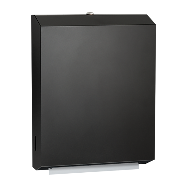 ASI 10-0210-41 Matte Black - Paper Towel Dispenser - Multi, C-Fold - Powder Coated Stainless - Surface Mounted - NEW