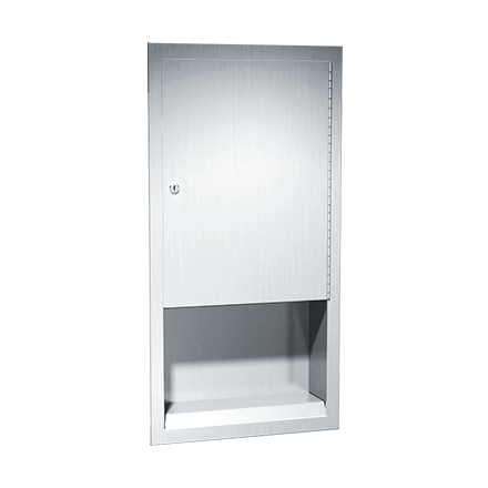 ASI 10-0452 Traditional™ - Paper Towel Dispenser - Multi, C-Fold - Recessed