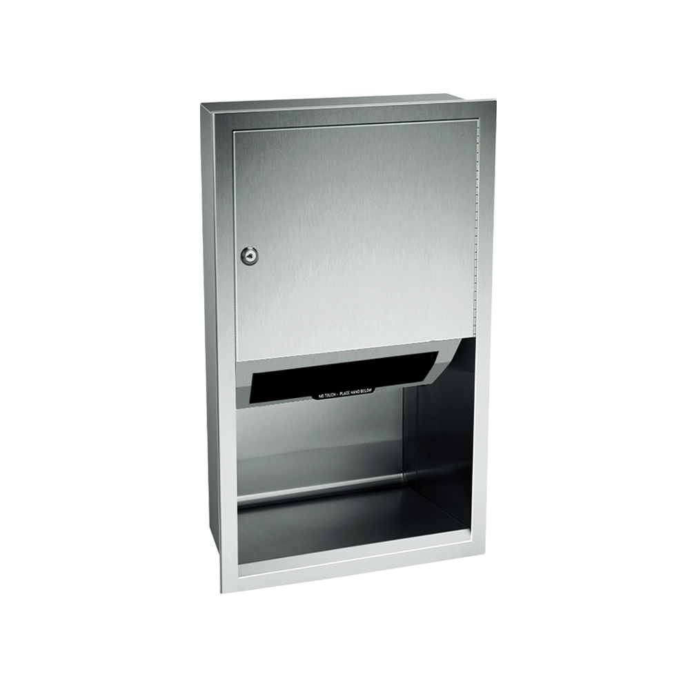 ASI 10-045210A Traditional™ - Auto Paper Towel Dispenser - Roll - Battery - Recessed