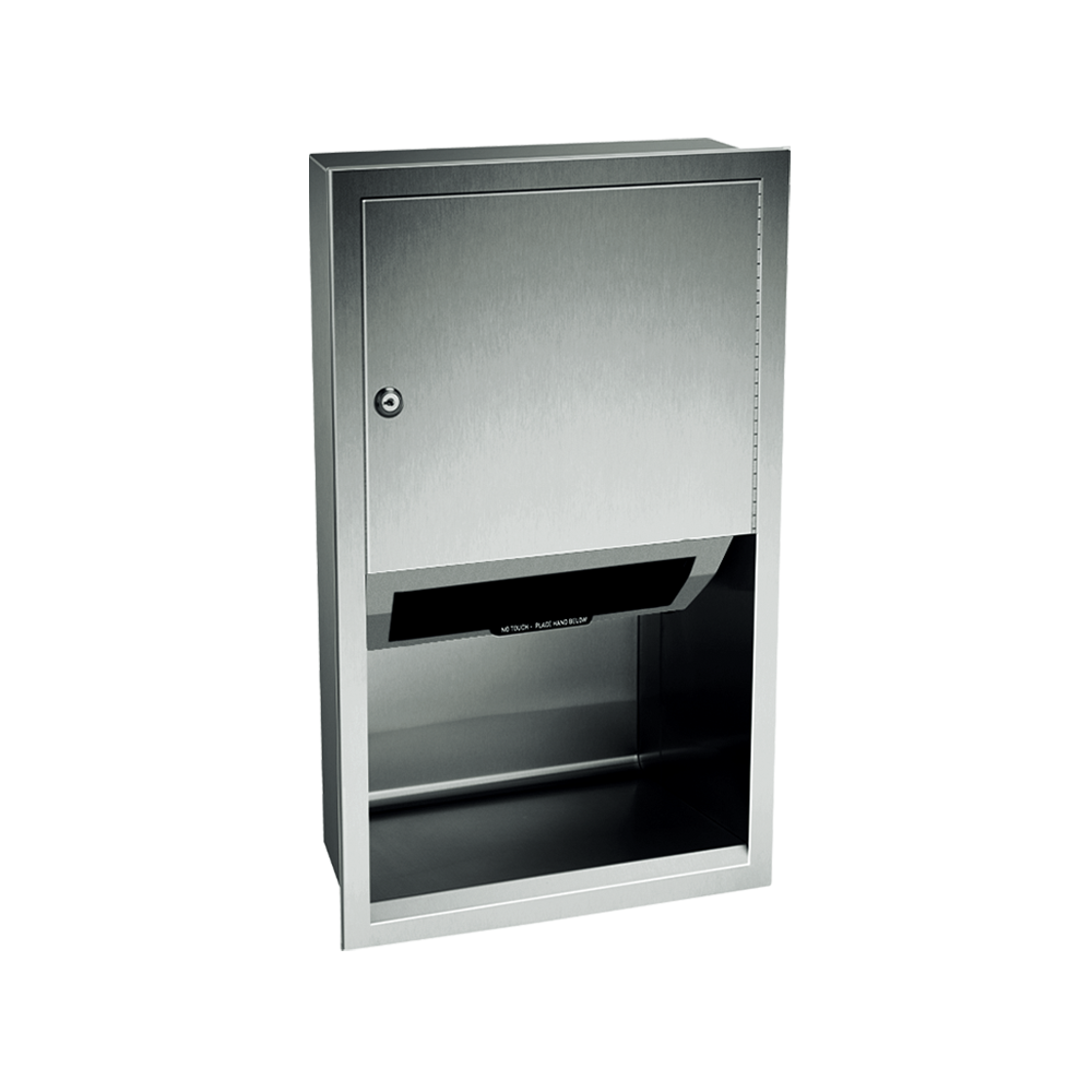 ASI 10-045210AC Traditional™ - Auto Paper Towel Dispenser - Roll - (110-240V) - Recessed
