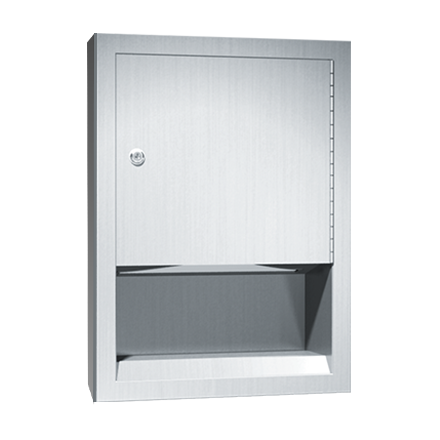 ASI 10-0457-2 Traditional™ - Paper Towel Dispenser - Multi, C-Fold - Semi-Recessed