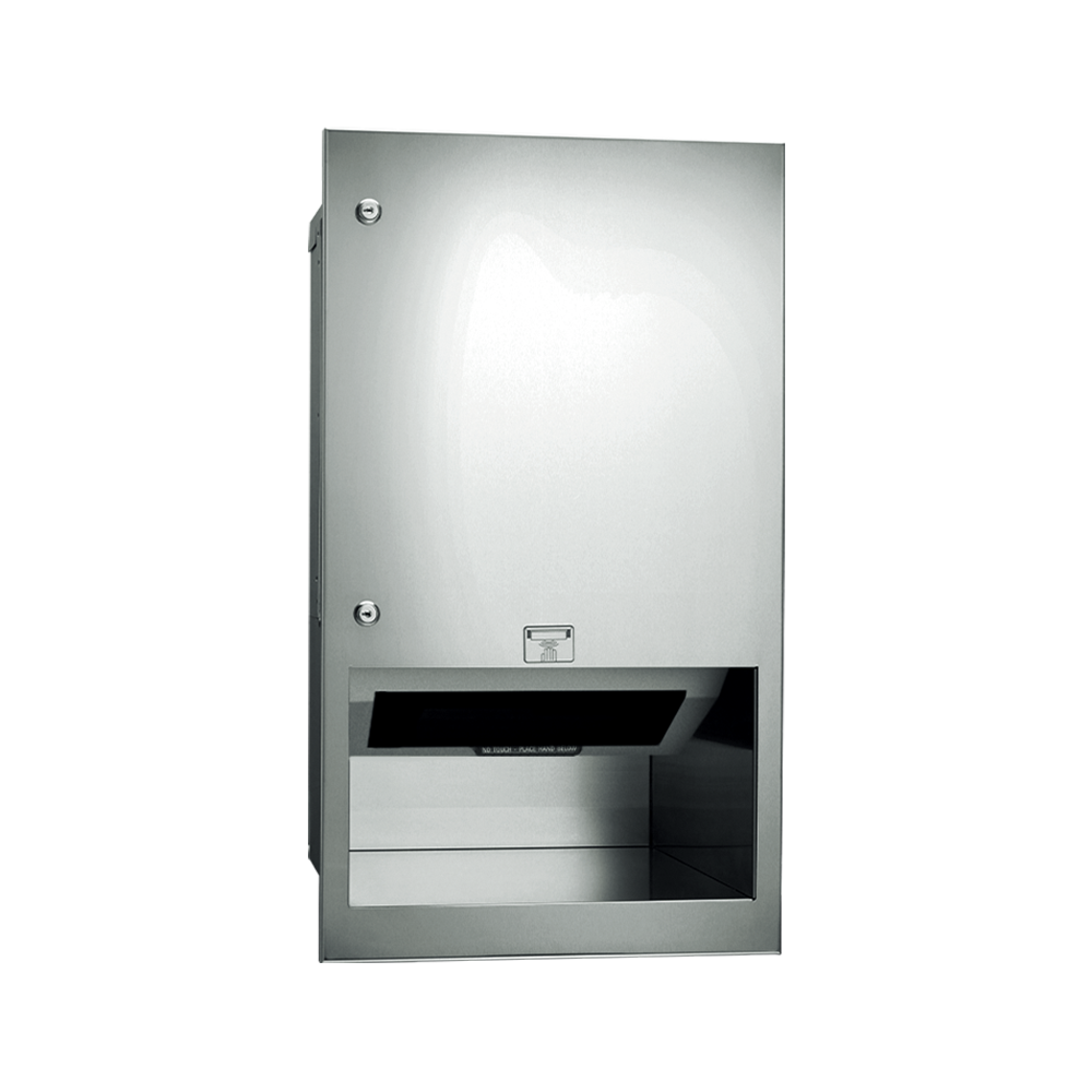 ASI 10-645210A Simplicity™ - Auto Paper Towel Dispenser - Roll - Battery - Recessed