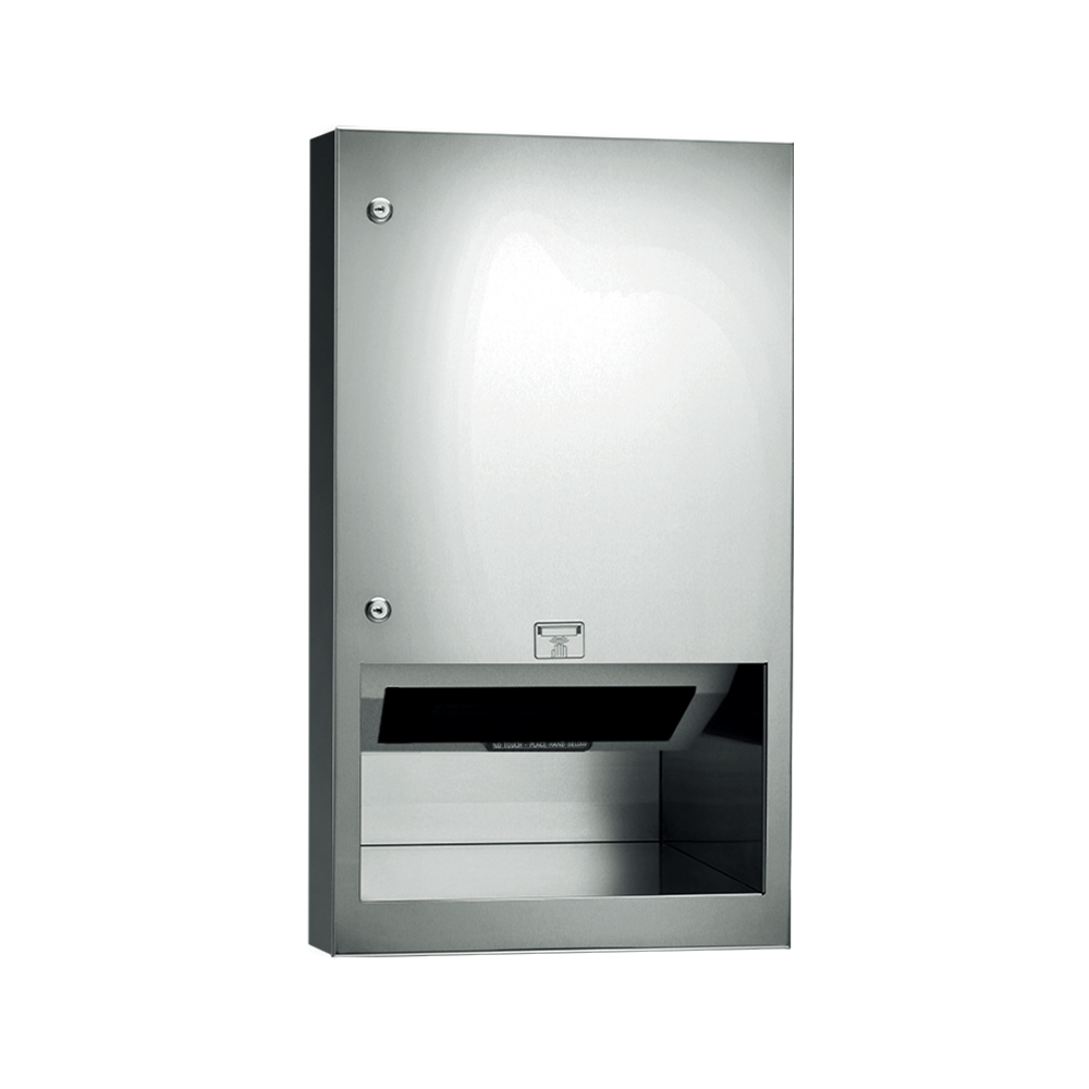 ASI 10-645210AC-6 Simplicity™ - Auto Paper Towel Dispenser - Roll - (110-240V) - Semi- Recessed