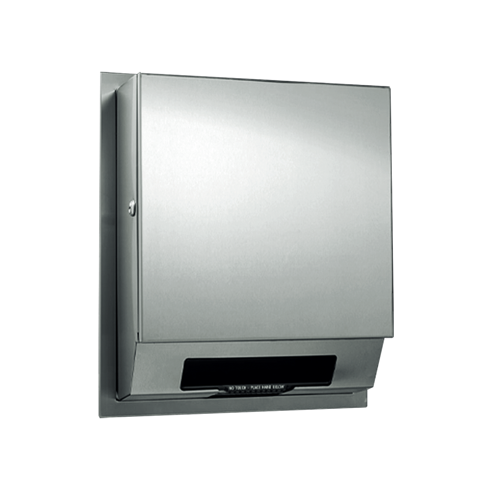 ASI 10-68523A-4 Simplicity™ - Auto Paper Towel Dispenser - Roll - Battery - Semi- Recessed