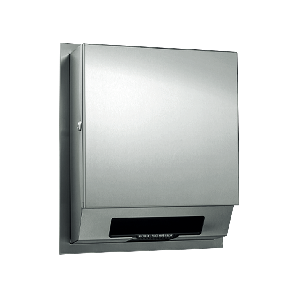 ASI 10-68523AC-4 Simplicity™ - Auto Paper Towel Dispenser - Roll - (110-240V) - Semi- Recessed