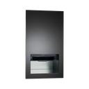 ASI 10-645210AC-41 Piatto™ - Fully Recessed Auto Roll Paper Towel Disp. - AC Power - Matte Black Phenolic Door