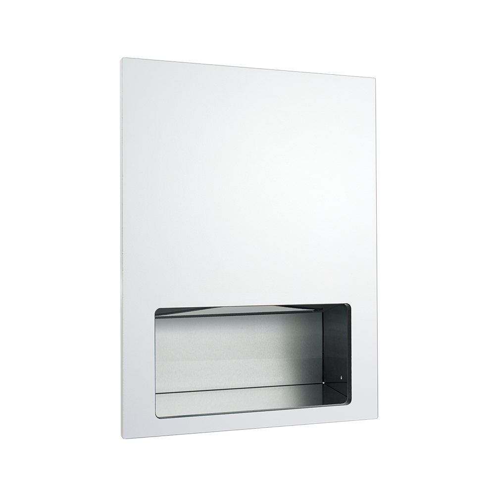 ASI 10-6457-00 Piatto™ - Fully Recessed Paper Towel Disp. - White Phenolic Door